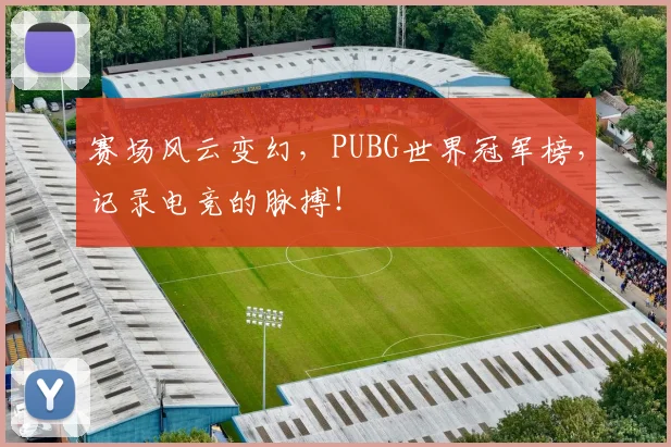赛场风云变幻,PUBG世界冠军榜,记录电竞的脉搏!